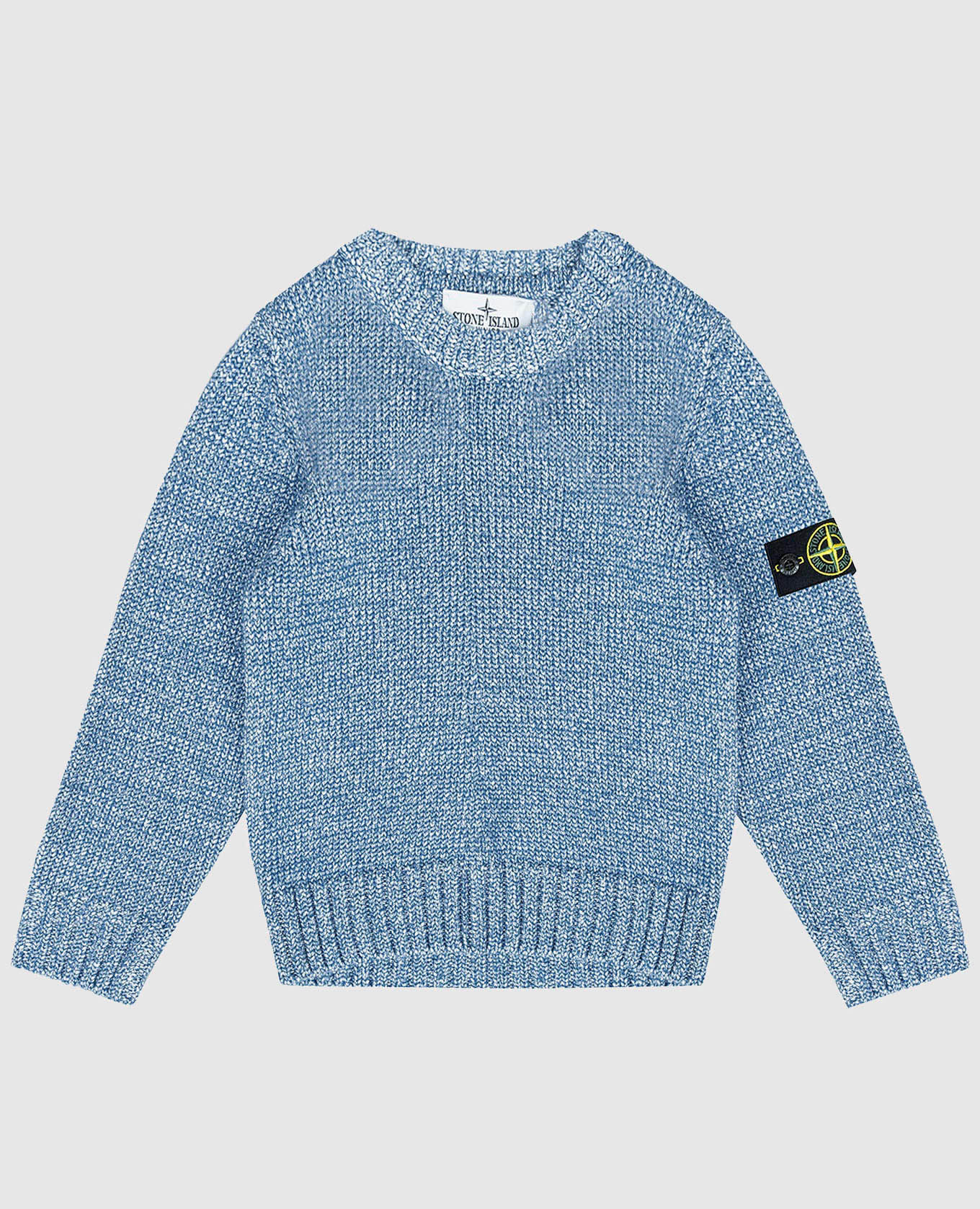 

Детский голубой свитер с патчем логотипа, Свитера