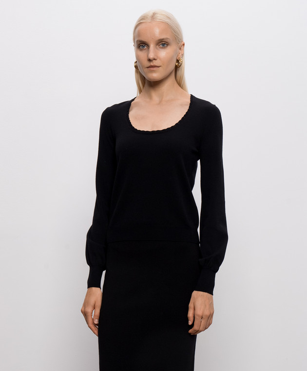 Twinset Черный джемпер 262TP3033 изображение 3