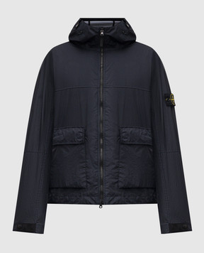 Stone Island Синяя ветровка с логотипом L1S154100004S0A21