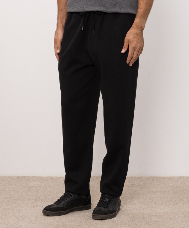 Brunello Cucinelli Спортивные брюки черного цвета MM8313243G изображение 3