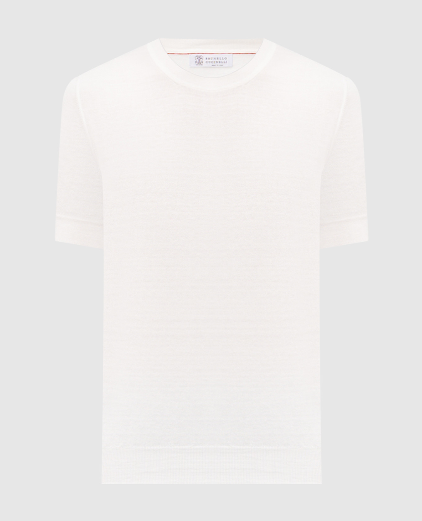 Футболка из хлопка цвета айвори