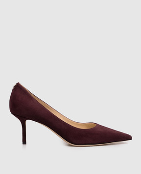 Jimmy Choo Фиолетовые замшевые туфли Love LOVE65BWJ