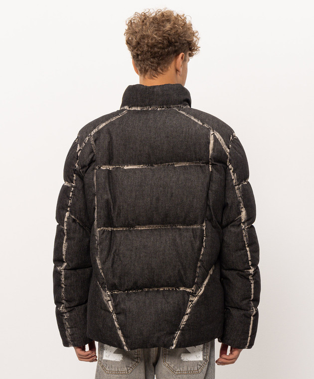 Off-White Сіра куртка Bookish Racing 44MED06DF26D001 зображення 4