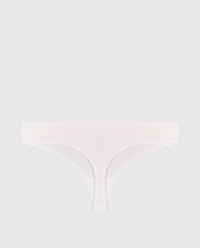 Tom Ford Білі трусики-тонг з візерунком логотипа KNJ009JEX166