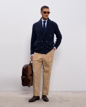 Brunello Cucinelli Синий кардиган M2873346