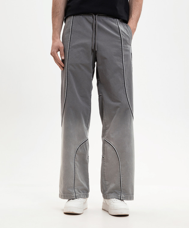 Off-White Серые спортивные штаны Gradient Slouchy 44MCJ03LS26F001 изображение 3