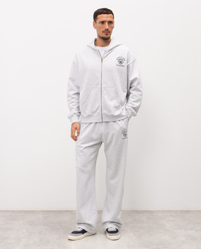 Sporty & Rich Сірий утеплений спортивний костюм ST08862508GY03PA0556