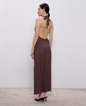 Faithfull Коричнева сукня Rosa з відкритою спиною FF4572PCP