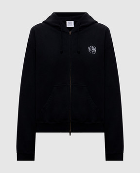 Vetements Черная спортивная куртка с принтом MH27ZU194B