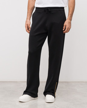 Balmain Черные спортивные штаны GH1PQ438JL34