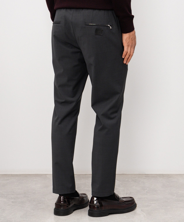 Dolce&Gabbana Серые брюки с шерстью GYACETGK306 изображение 4