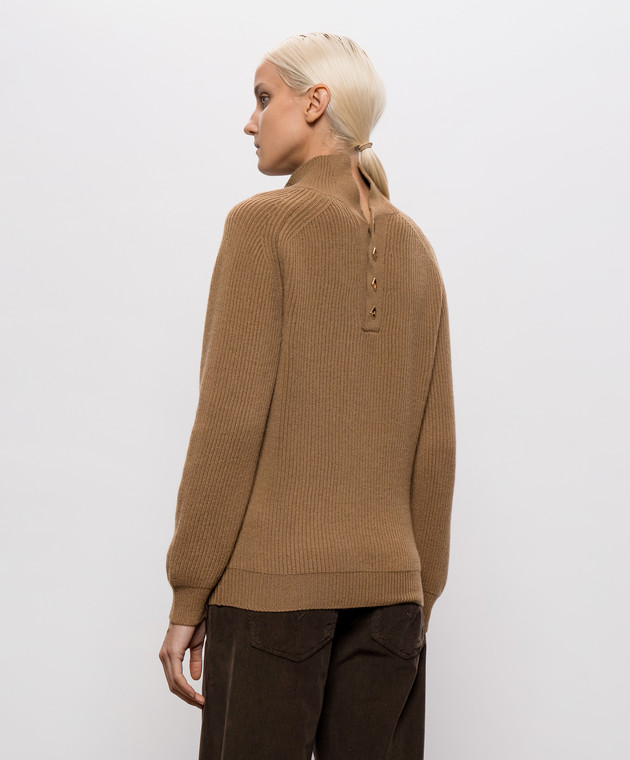 Dondup Коричневый свитер Dolcevita DT458M00988D002 изображение 4