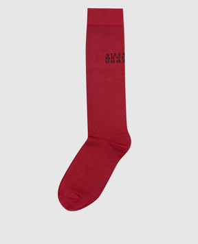 Maison Margiela MM6 Детские красные гольфы M61118MM045