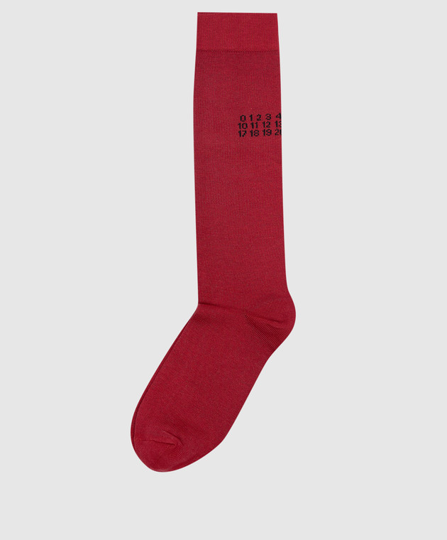 Maison Margiela MM6 Детские красные гольфы M61118MM045 изображение 2