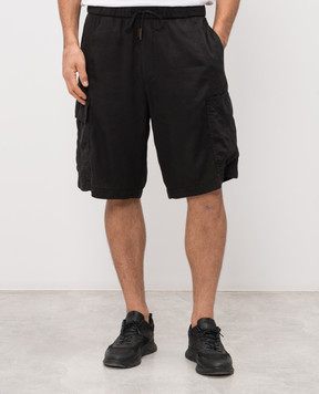 Iceberg Чорні шорти-карго D1105287