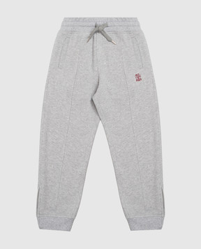Brunello Cucinelli Детские серые джоггеры BM826E359A