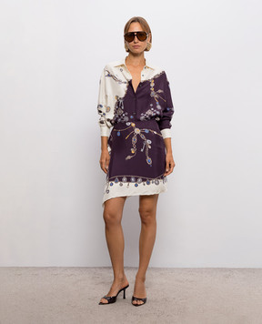 Versace Блуза із шовку в принт 10256861A18682