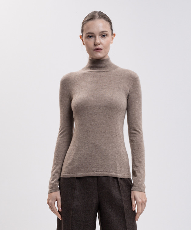 Max Mara Бежевый гольф GATTO из кашемира MXMGATTO изображение 3