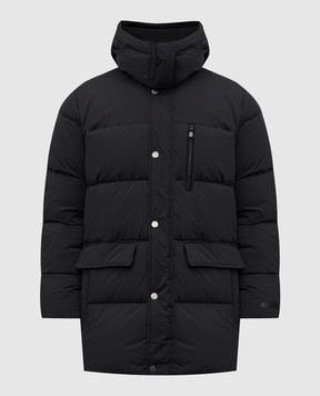 Trussardi Черная стеганная куртка с логотипом F008M000013NMO805N12