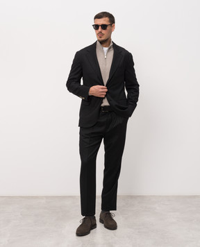 Brunello Cucinelli Свитер бежевый из кашемира M2200124
