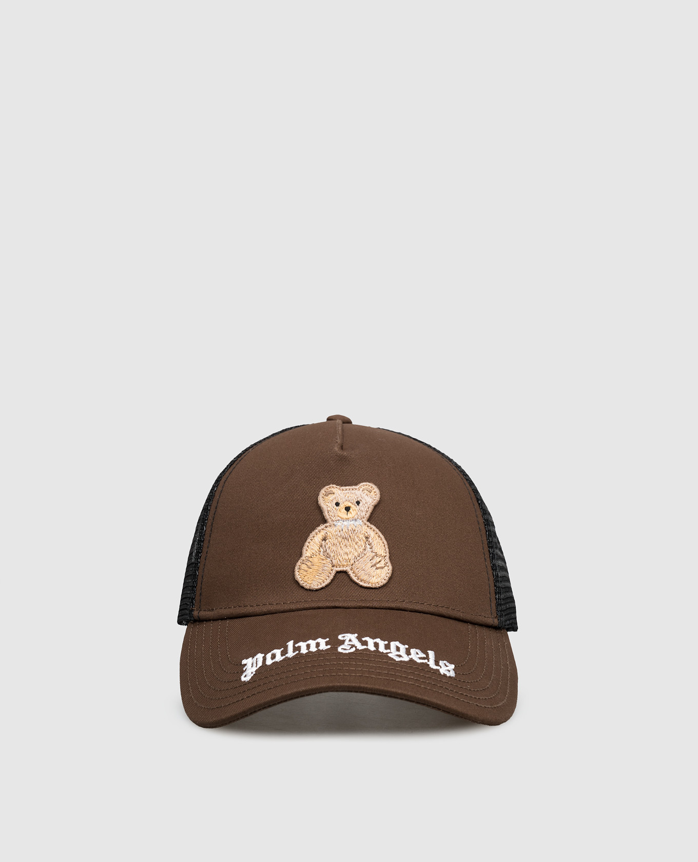 Коричневая кепка с нашивкой Bear