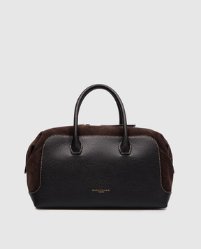 Gianni Chiarini Шкіряна сумка-боулер Gemma BS12241COMMGRNCM