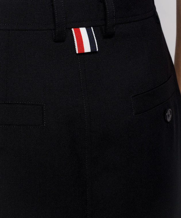 Thom Browne Чорна спідниця-олівець з вовни FGCA32HF1199 зображення 5