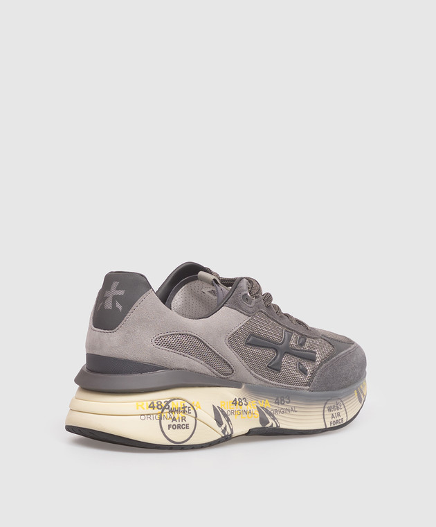 Premiata Серые комбинированные кроссовки Moerun MOERUN8540 изображение 3