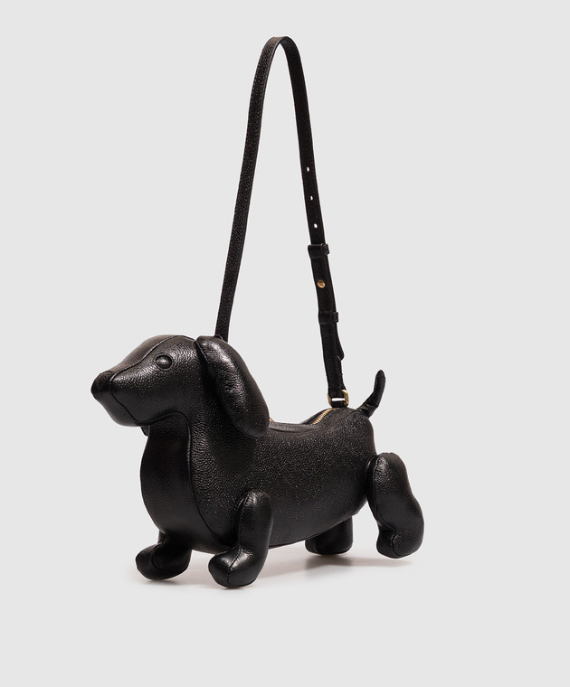 Thom Browne Чорна шкіряна сумка Baby Hector FAP341A00198 зображення 3