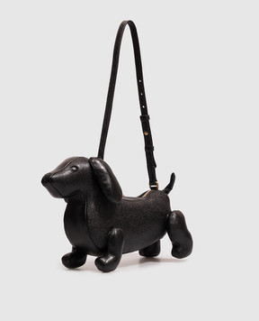 Thom Browne Черная кожаная сумка Baby Hector FAP341A00198