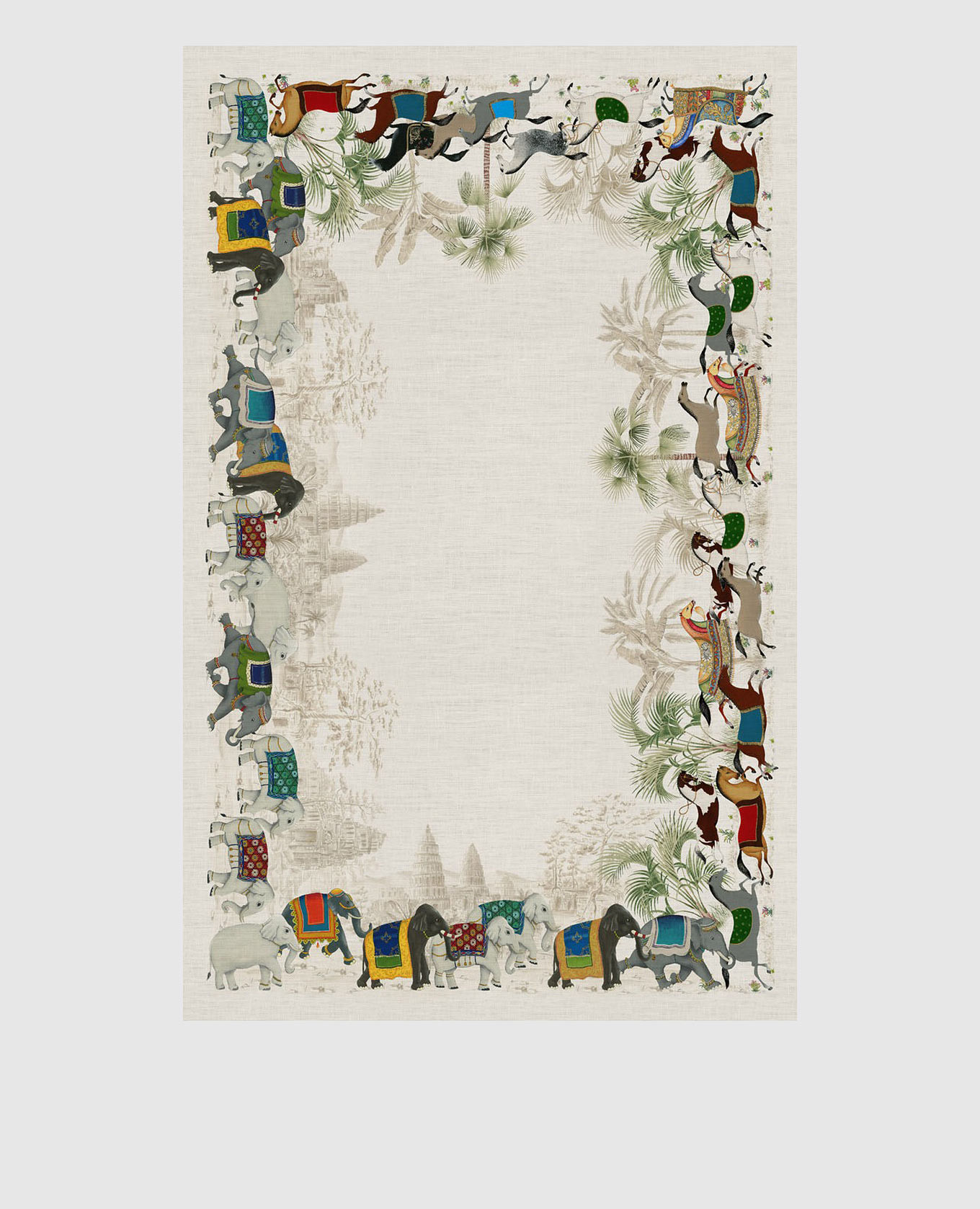 

Серая скатерть Barnum из льна, Серый, Скатерти