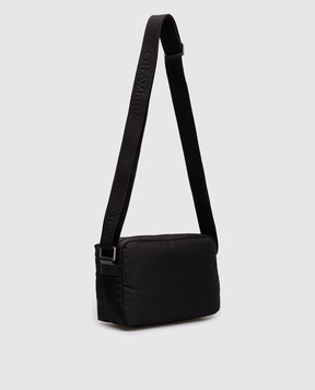 Off-White Чорна сумка з логотипом OMNQ081C99FAB001