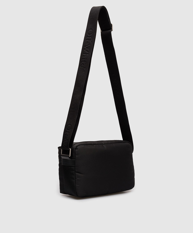 Off-White Чорна сумка з логотипом OMNQ081C99FAB001 зображення 3