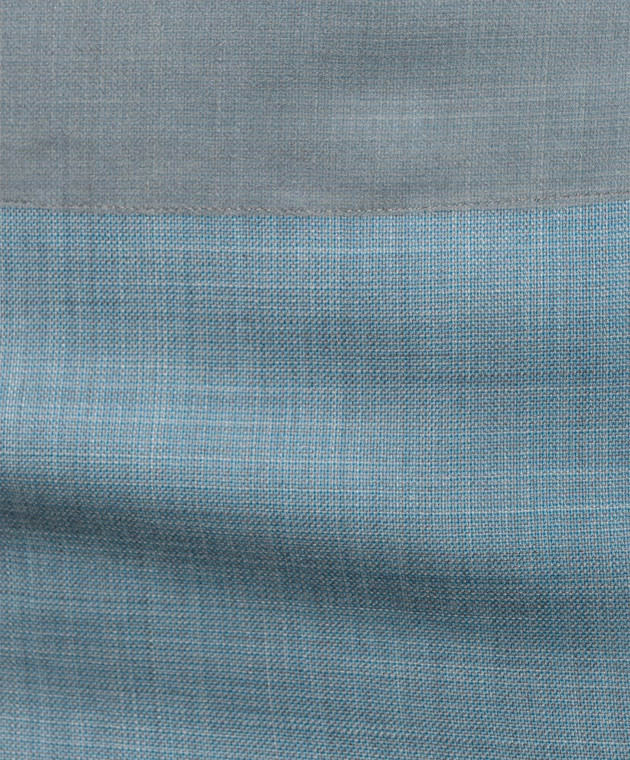Maison Margiela MM6 Блакитна спідниця з вовни S62MC0016M35884 зображення 5