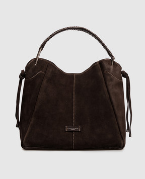 Gianni Chiarini Коричневая замшевая сумка Era BS12570CMPL