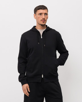 Brunello Cucinelli Чорна спортивна куртка MW8639069G