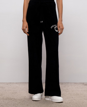 AMIRI Чорні спортивні штани з вишивкою логотипа AW426PA012