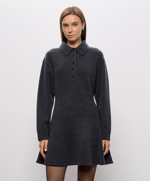 3.1 Phillip Lim Серое платье-поло F26270642WHF изображение 3