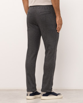 Doriani Cashmere Сірі штани з відворотами 818PANTF18J36