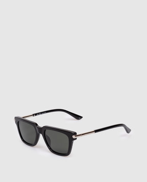 Alexander McQueen Черные очки с логотипом 841552J0749