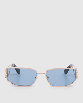 Off-White Золотые очки Allen с эмблемой OW1027764560