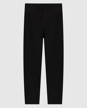 Stone Island Чорні джогери з патчем логотипа L2S156200002S0051