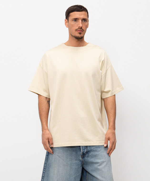 Fear of God Жовта футболка з нашивкою логопа FG9M109930CRY зображення 3