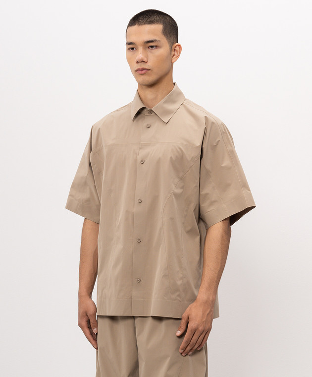Alexander Wang Бежева сорочка з перфорацією UWC3261912 зображення 3