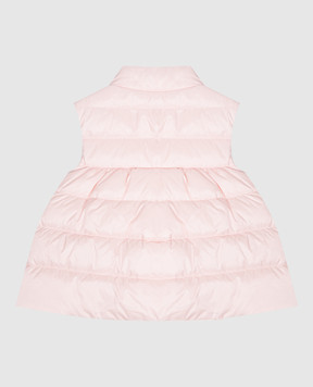 Moncler ENFANT Детский розовый пуховый жилет Hiva L19511A00019597YF