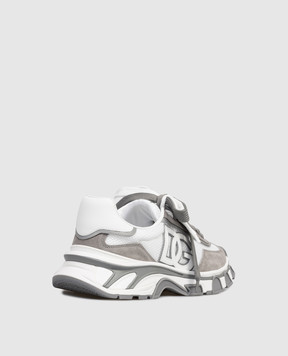 Dolce&Gabbana Сірі комбіновані кросівки Country Road CS2403A0208