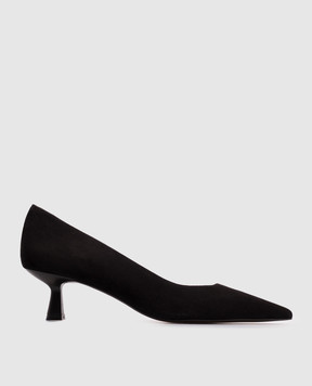Stuart Weitzman Чорні замшеві туфлі SO391