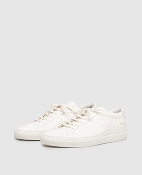 Common Project Кожаные кеды Achilles цвета айвори 2581