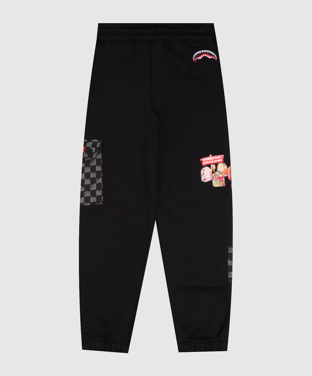 Sprayground Детские черные джоггеры Throw It To Me Drip SPY1497G изображение 2