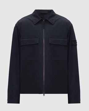 Stone Island Синяя куртка в стиле рубашки L2S151200018S0F01